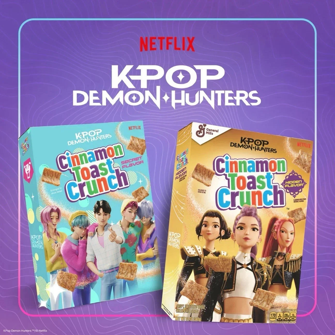Cinnamon Toast Crunch x KPop Demon Hunters Box Set (2 Boxes) In-Hand Ships ASAP