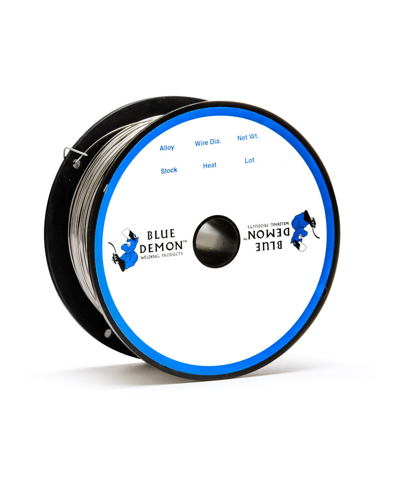 E71T-11 .030  2 lb MIG Flux Core Welding Wire Spool Blue Demon