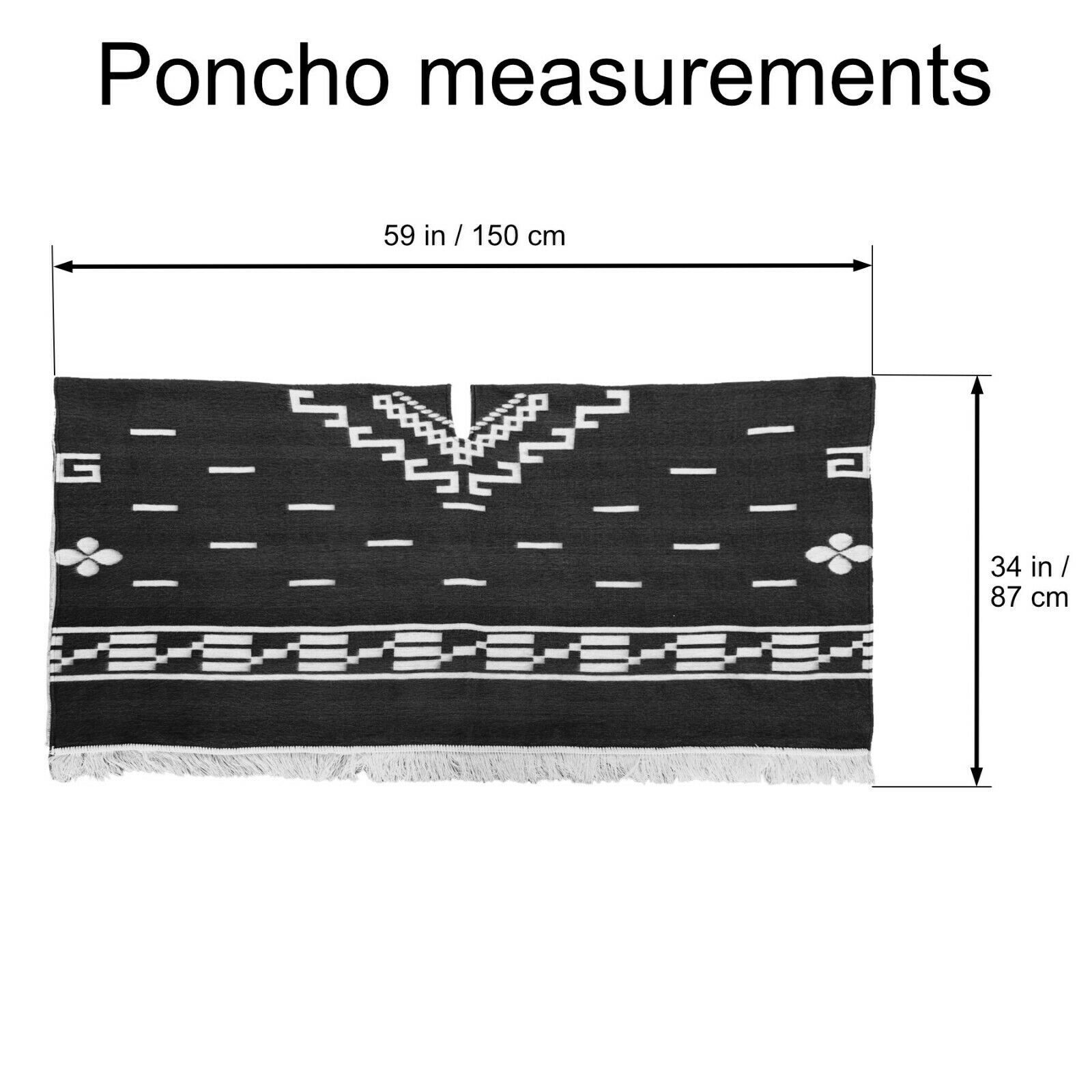 Clint Eastwood Western Cowboy Poncho Serape replica handmade of Alpaca wool