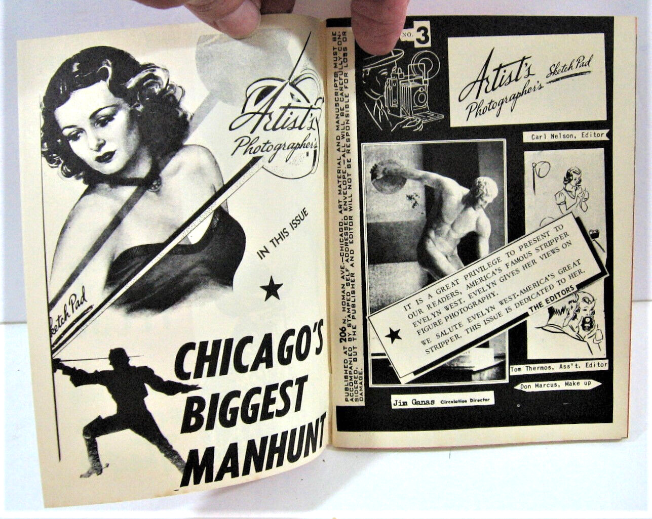 Vintage Follies Burlesque Theatre Evelyn West & Other Star Images 48 Pg Booklet