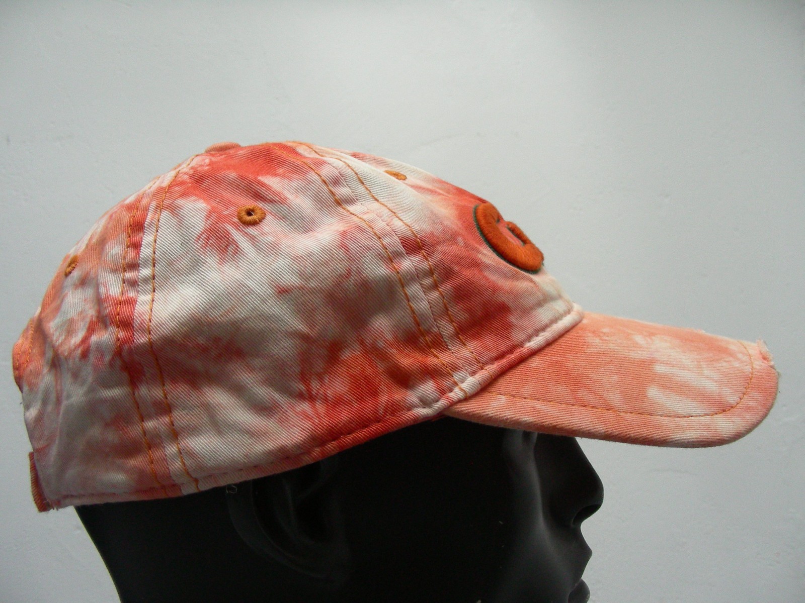 ORANGE CRUSH - Distressed Style - LADIES One Size Adjustable Baseball Cap Hat!