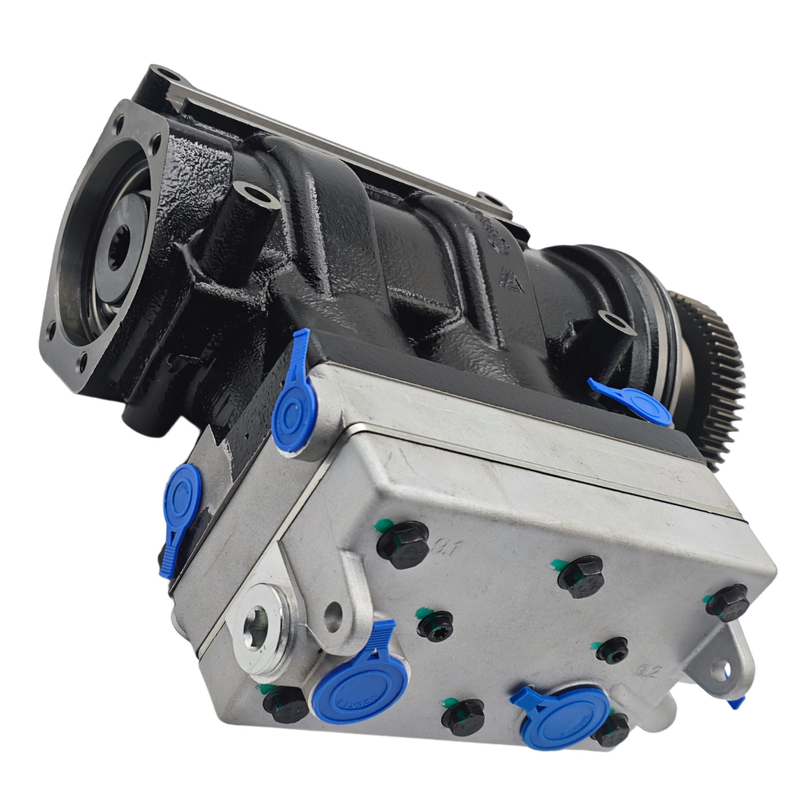 Twin-cylinder Air Brake Compressor For P-accar 1977704PRX 2020644PEX 1805490 NEW