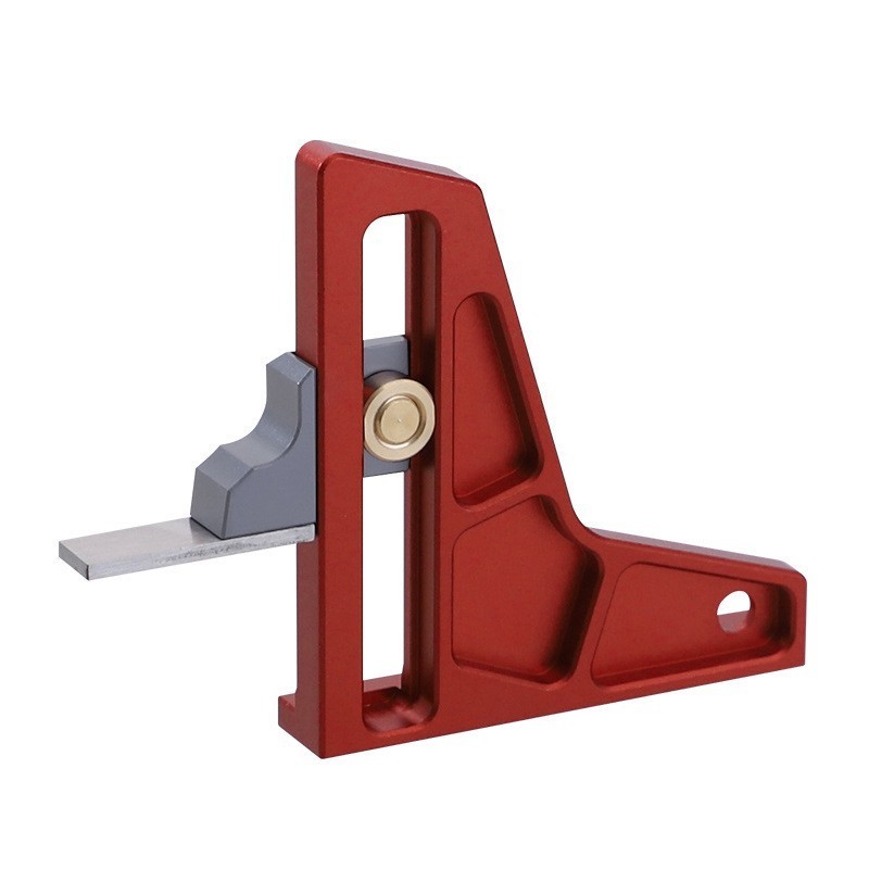 Table Saw Measuring Ruler Depth Gauge W/CNC Laser Scale & Height Lock Adjustable