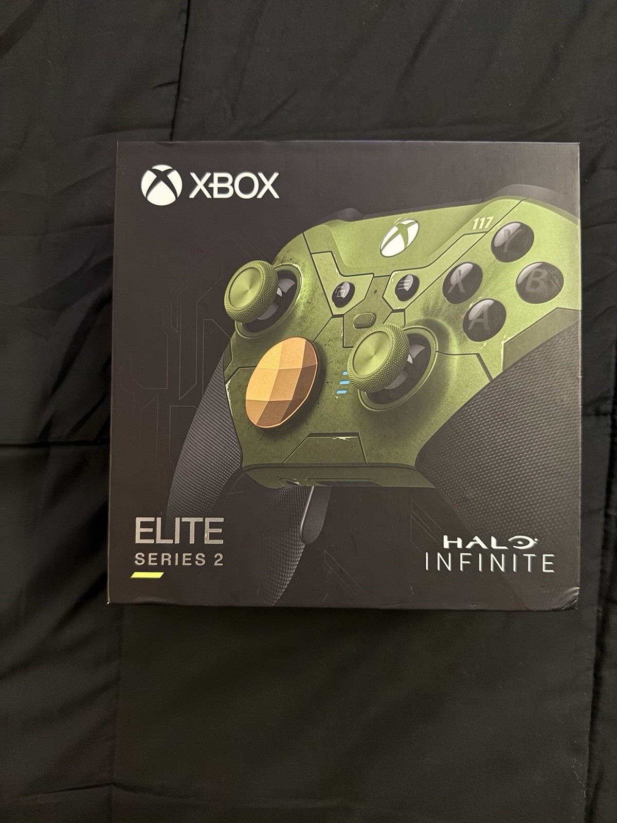 Microsoft Xbox Elite Series 2 Halo Infinite Wireless Controller Green Black Gold