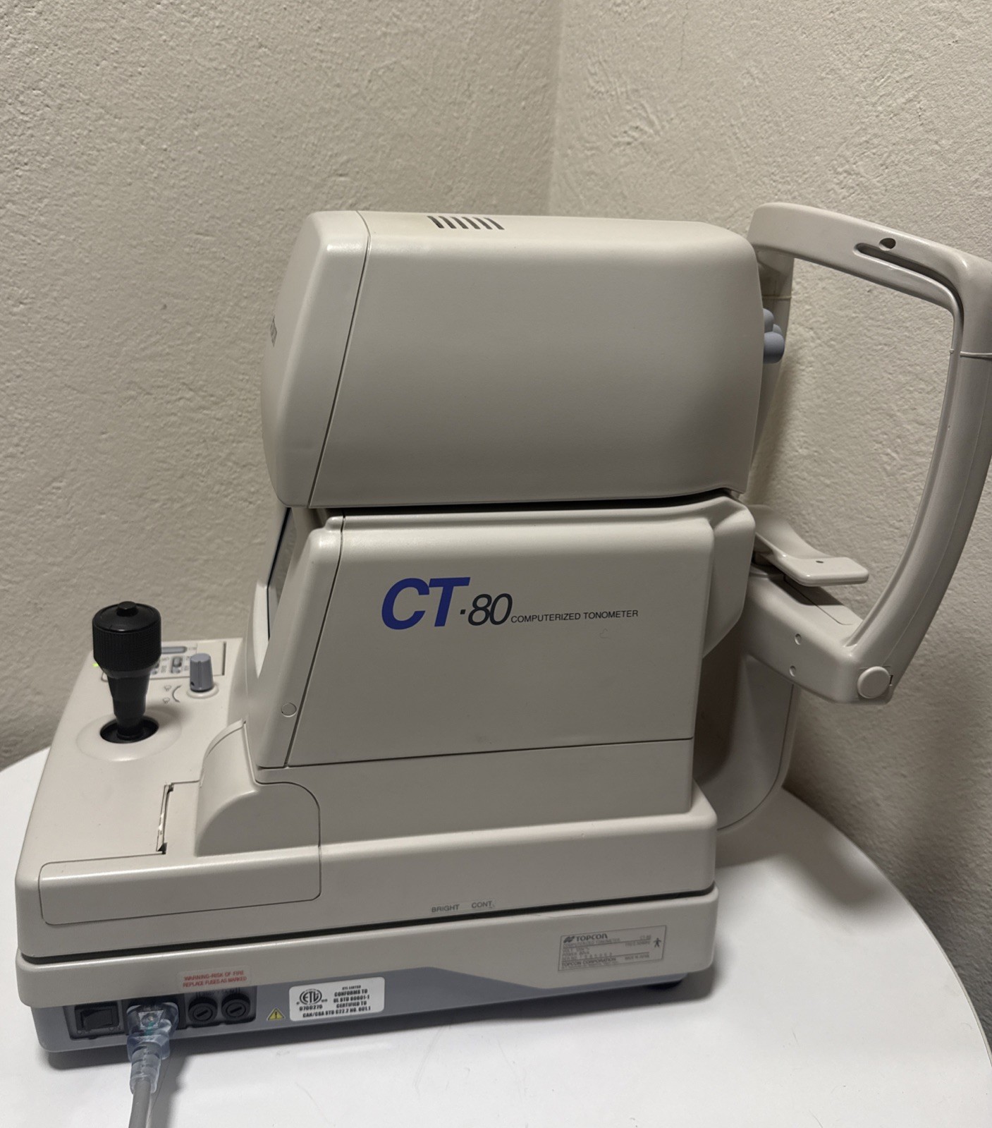 Topcon CT-80 Computerized Tonometer