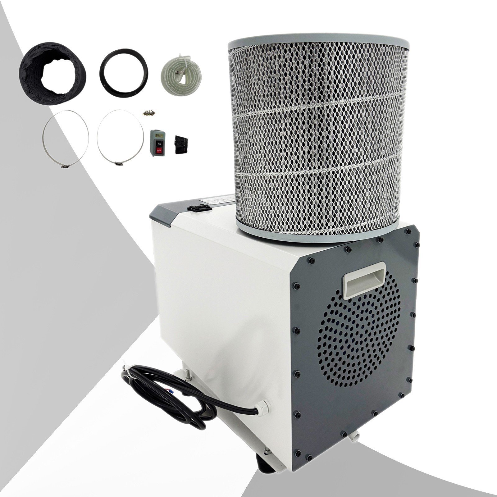 220V 1PH 750W Oil Mist Collector 650-823CFM CNC Machine Purifier