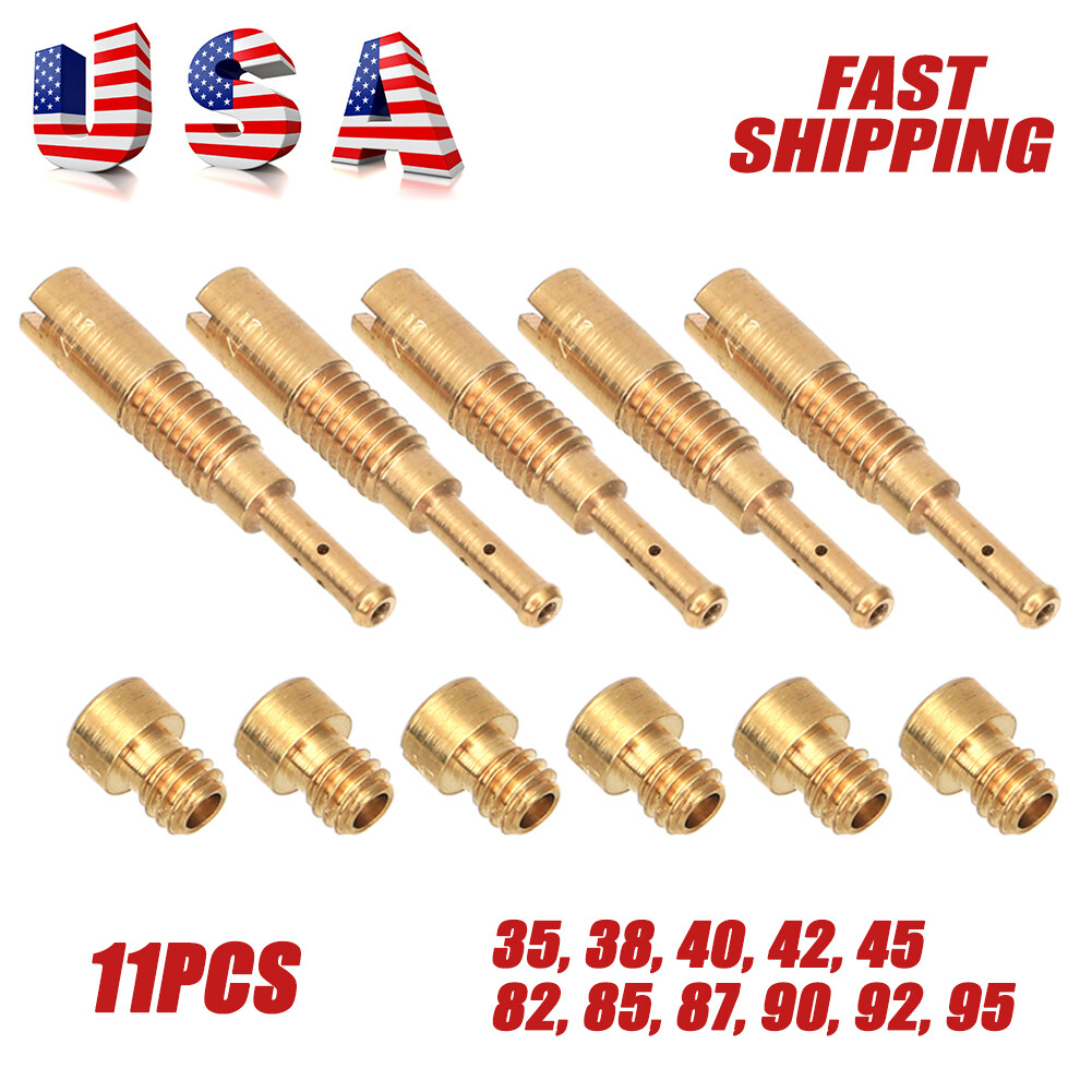 For Kawasaki KLX 110 DRZ 110 STOCK Carb Pilot Jet Kit & Larger Main Jet Kit US