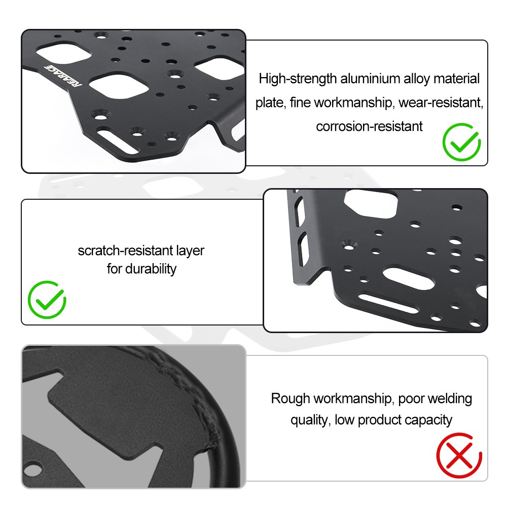 Fit For Husqvana 901 Norden 2022-2024 Motorcycle Rear Luggage Rack Enlarge Panel