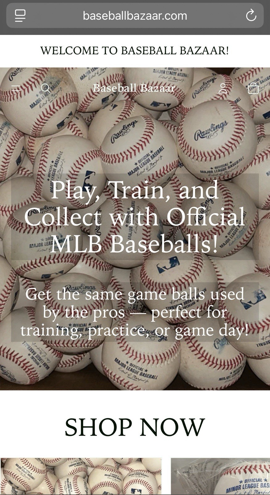 2025 Rawlings Official Major League MLB Baseball - Game Used SOLD INDIVIDUALLY