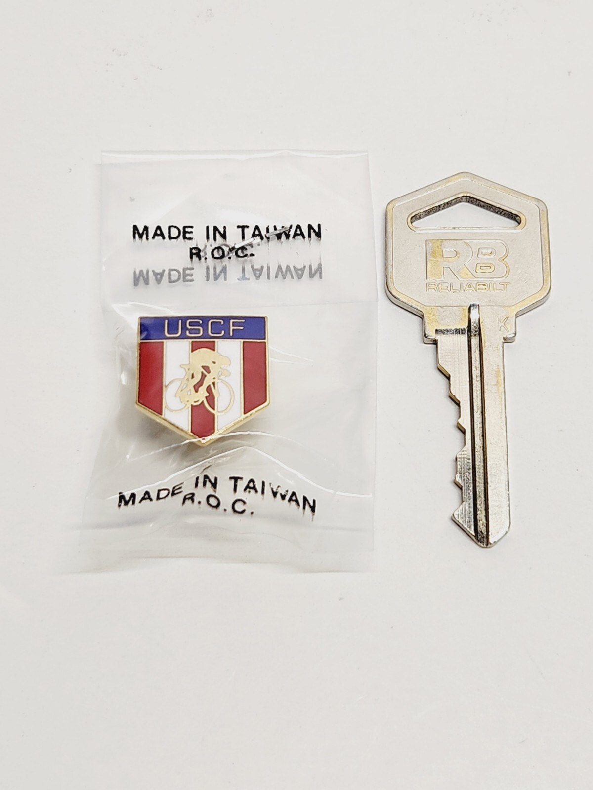 United States Cycling Federation USCF Track Racing Lapel Pin Judges Collection