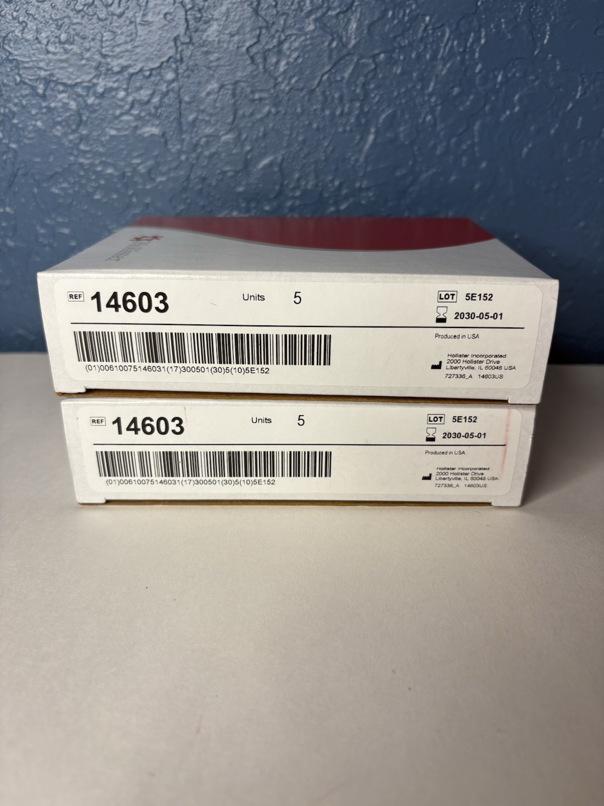 10-Hollister 14603 New Image 2 Piece Skin Barrier, 2 Boxes of 5 Each - Exp 2030