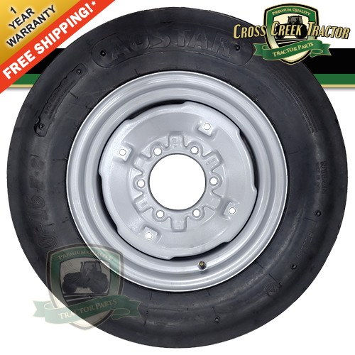 6.00-16 Tire w/Rim For Ford 8N, NAA, 600, 700, 800, 900, 601, 701, 801 Tractors+