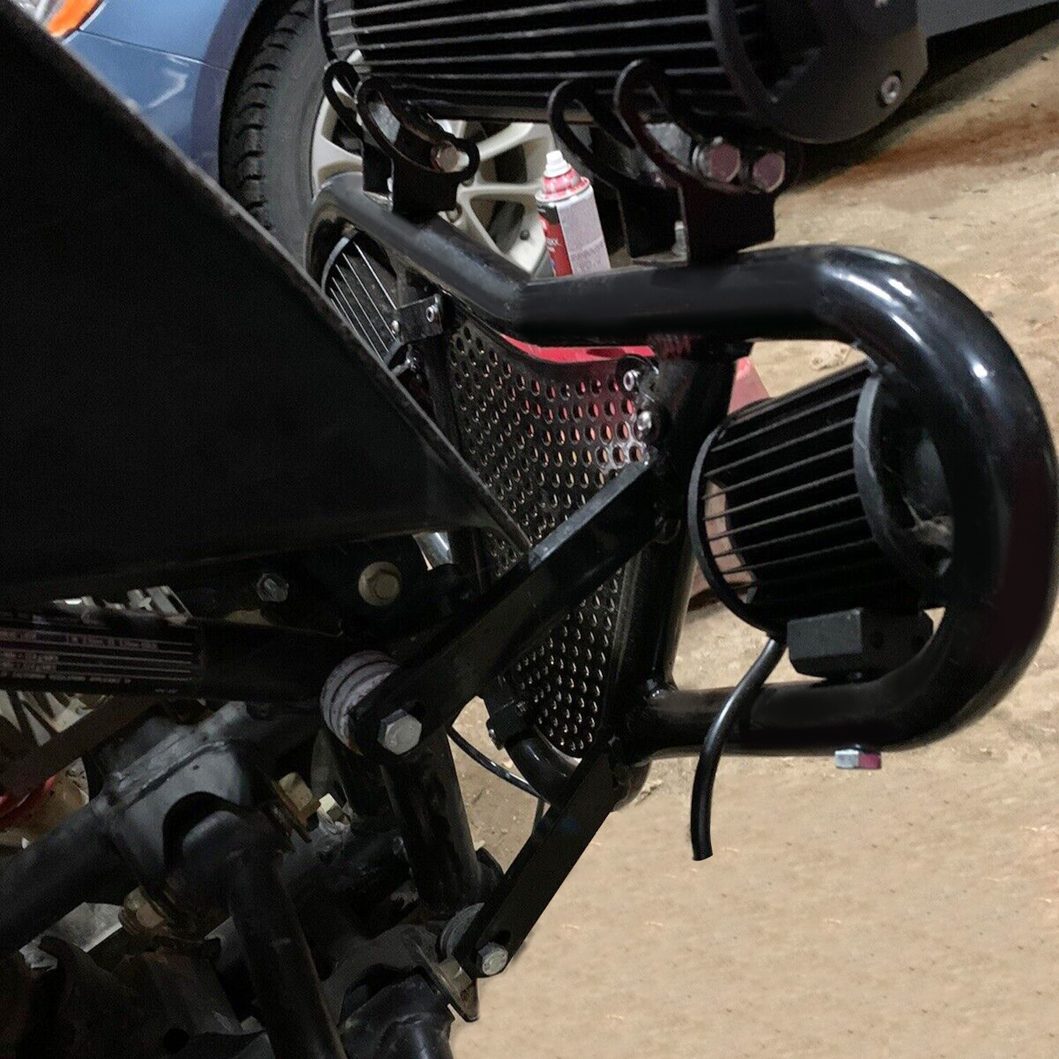 Black Front Aluminum Bumper For 1999-2014 Honda TRX 450R 400EX 400X