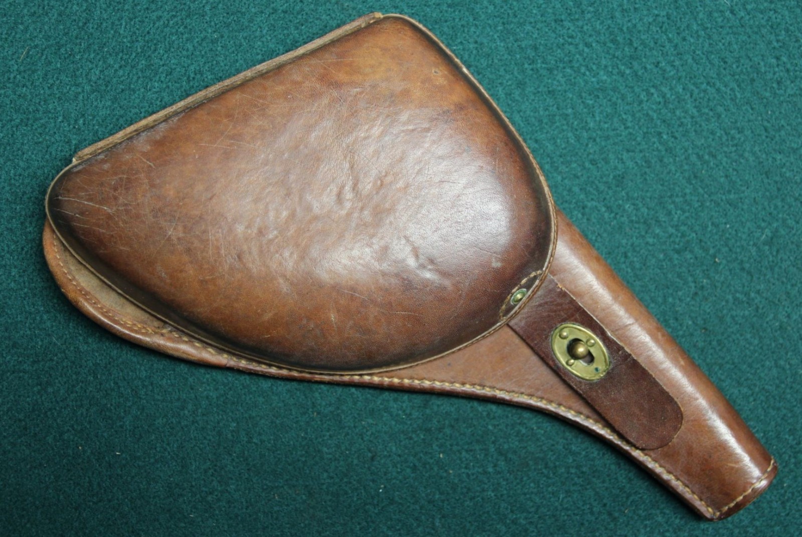 WWI French Lebel Revolver Pistol 1892 Leather Clamshell Holster FRee Shipping