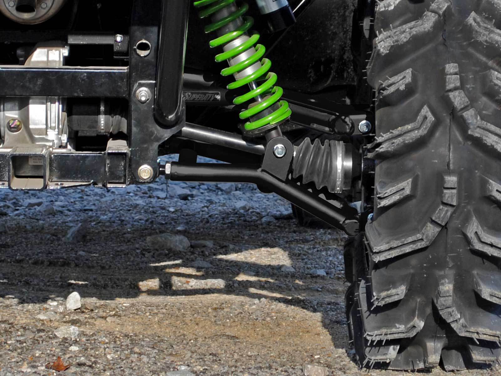 SuperATV 1.5" Offset Rear A-Arms for Kawasaki Teryx / 4 / 800 - Black