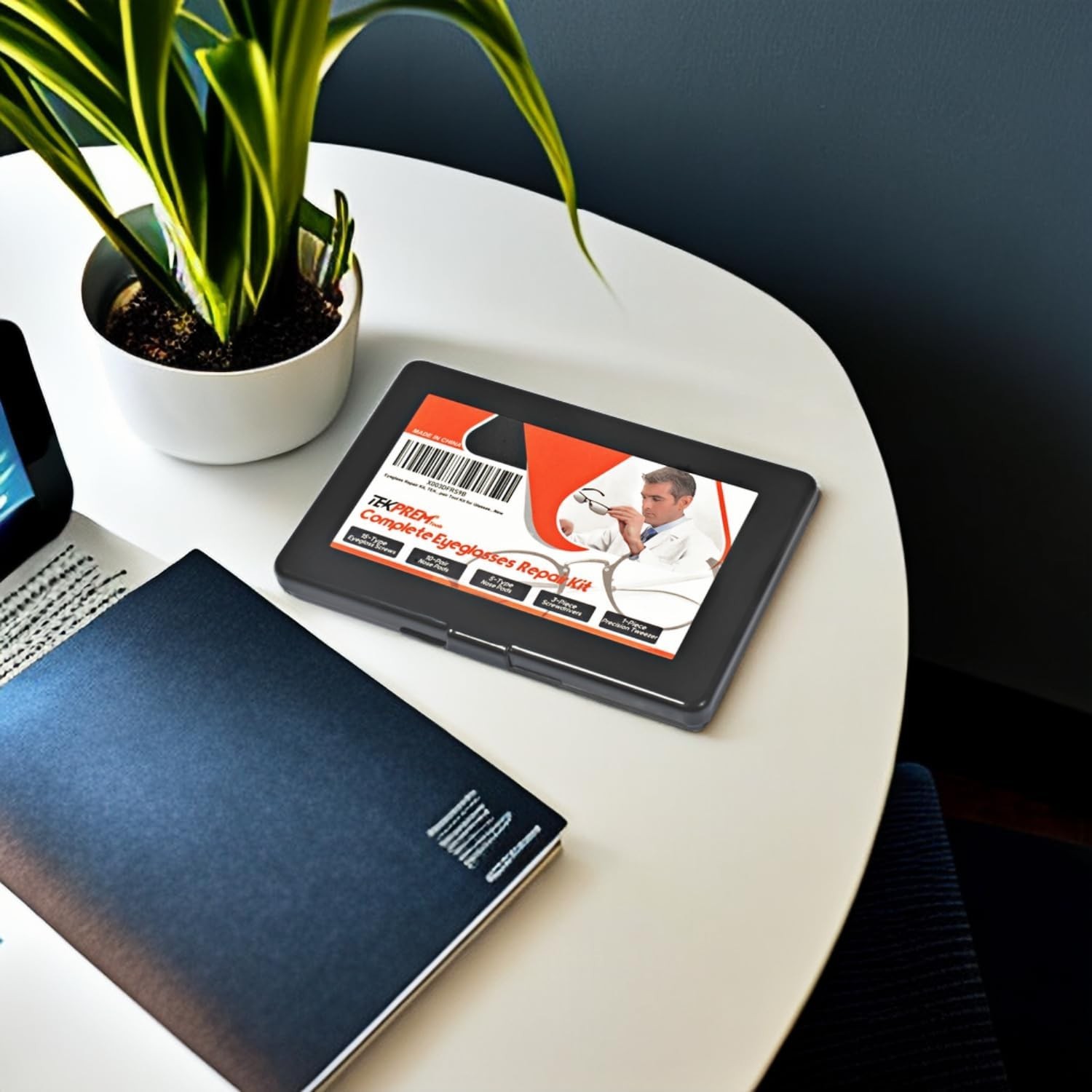 Magnetic Eyeglass Repair Kit, Eye Glasses Screws,Tweezer Screwdriver Nose Pads..