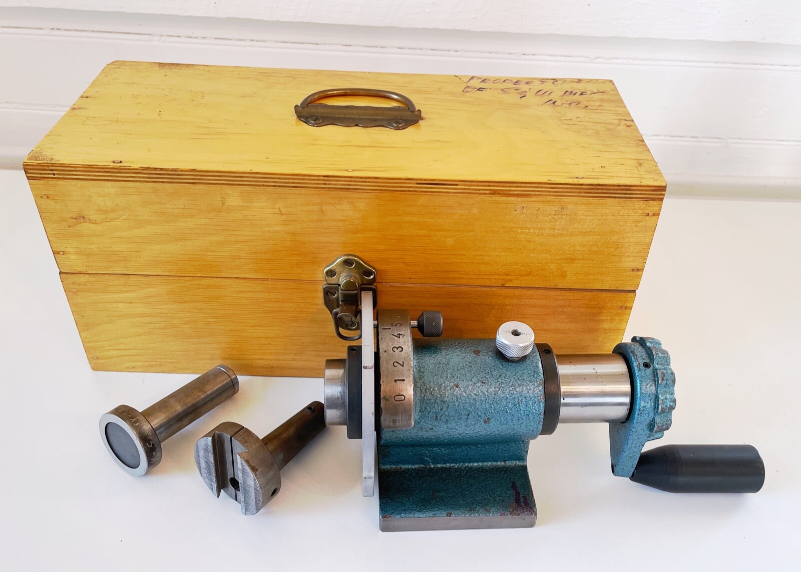 5C Collet Spin Jig Indexing Fixture For Grinder Milling Indexer W/ Cylinder Sq.