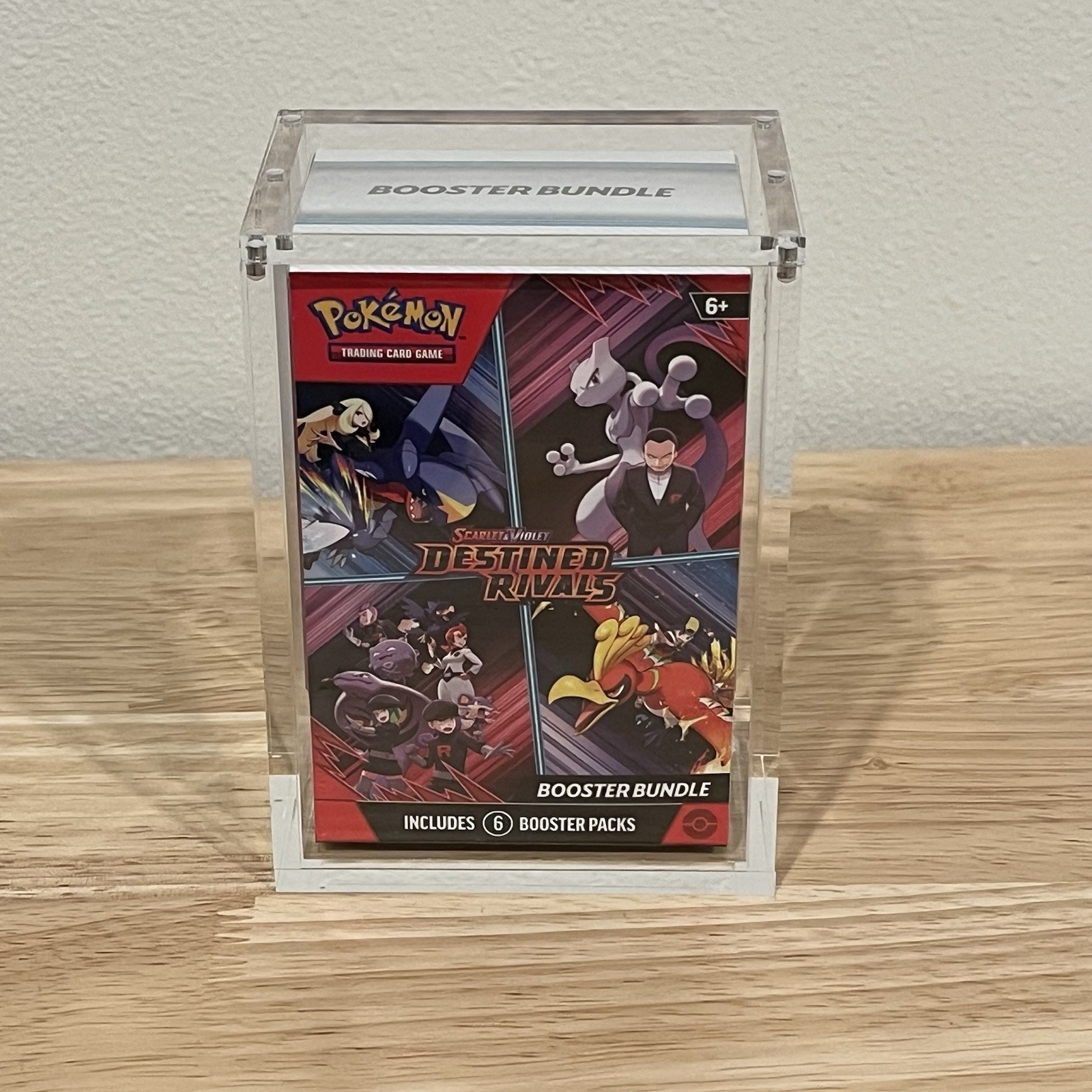 Pokemon Booster Bundle Acrylic Protective Display Case Magnetic 99% UV Rejection