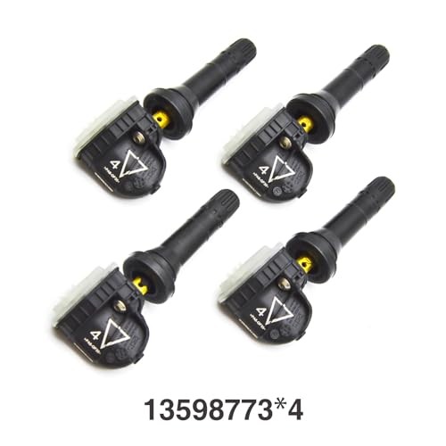 4pcs Tire Pressure Monitor System Sensor 433Mhz TPMS Tire Sensors Replacement