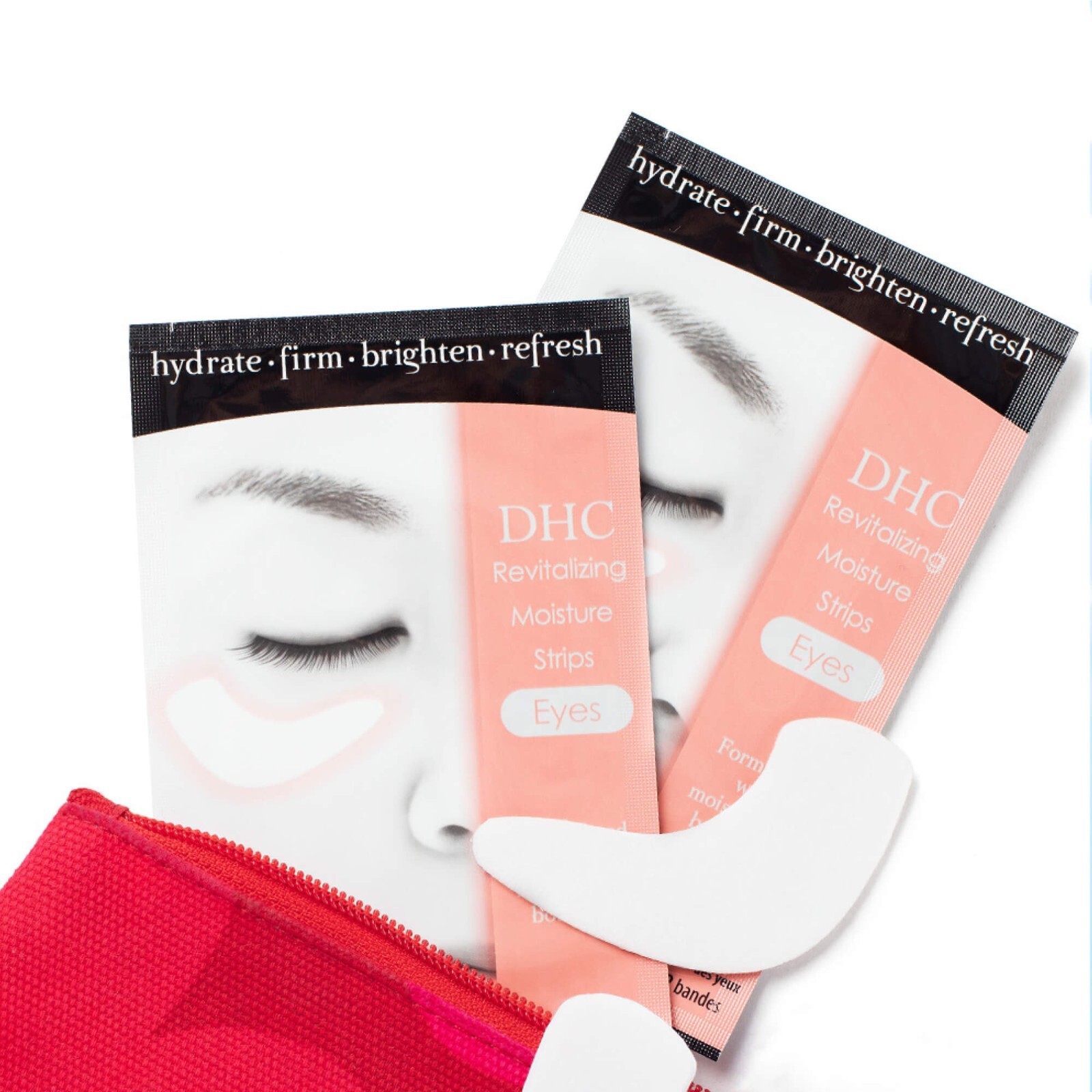 DHC Revitalizing Moisture Strips: Eyes, 2 pack, includes 4 free samples
