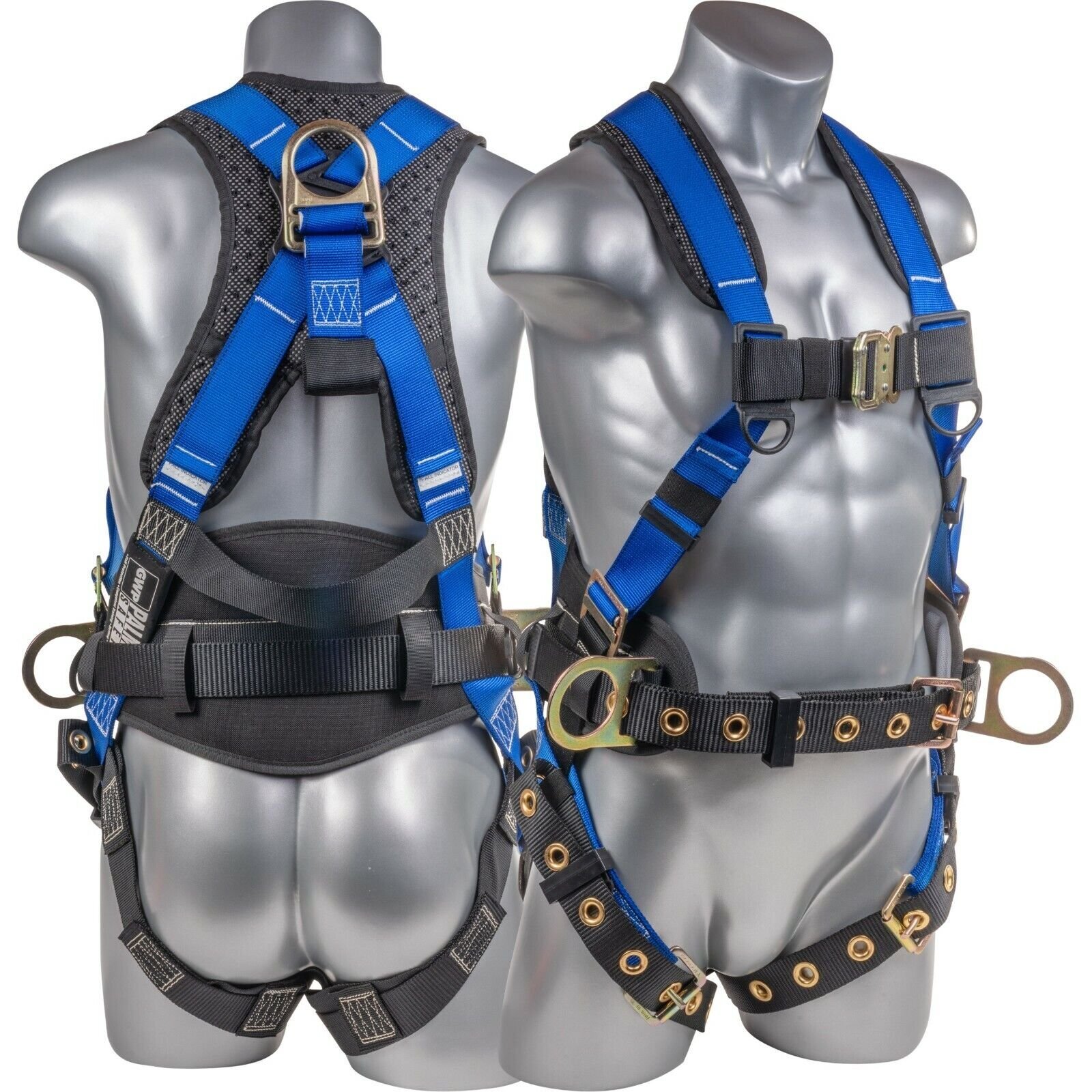 Palmer Safety Hammerhead 5pt Safety Harness Back Padded, QCB Chest, Tongue...