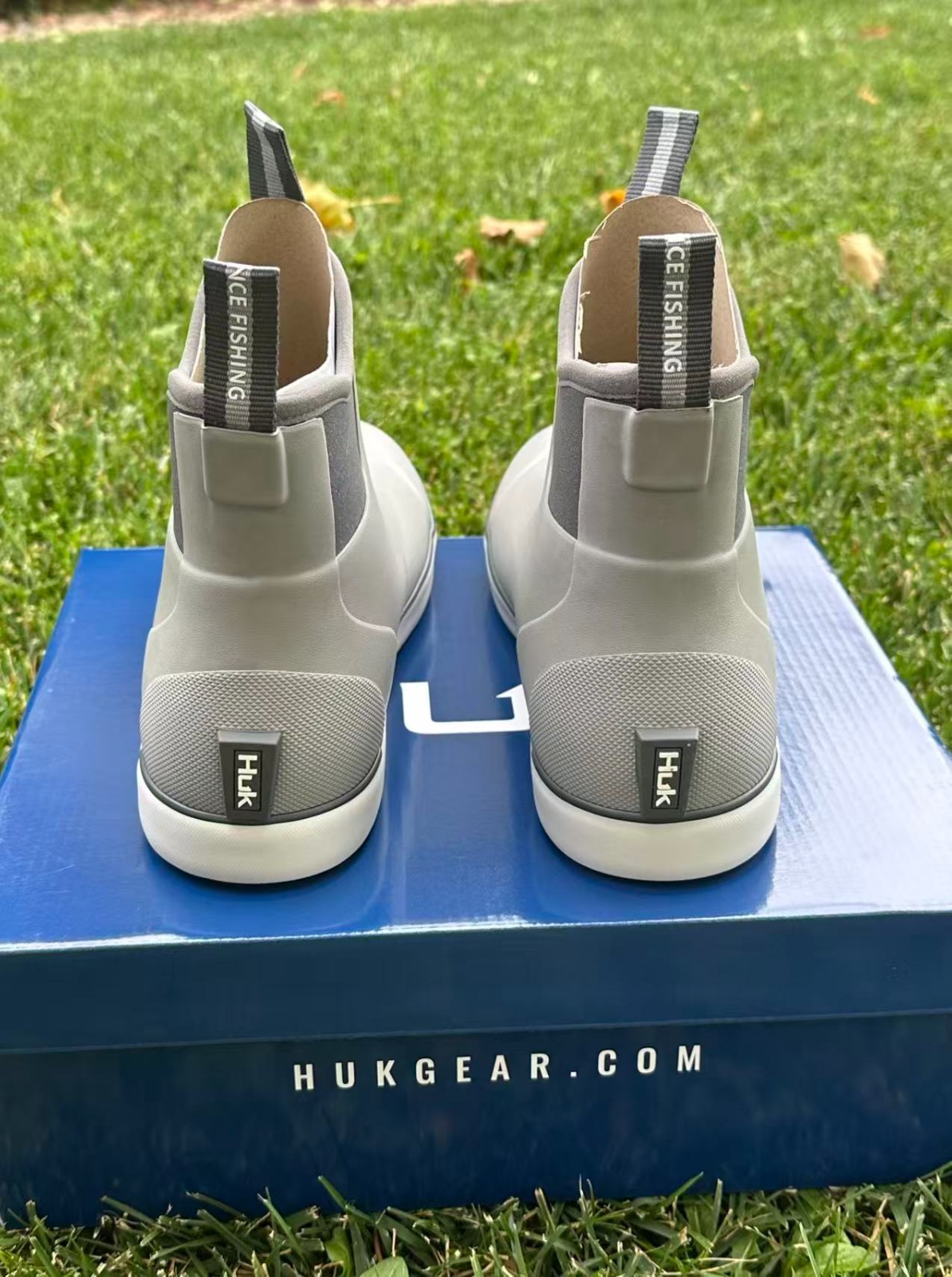 HUK Rogue Wave Men's Fishing Deck Boots Rain Shoes New