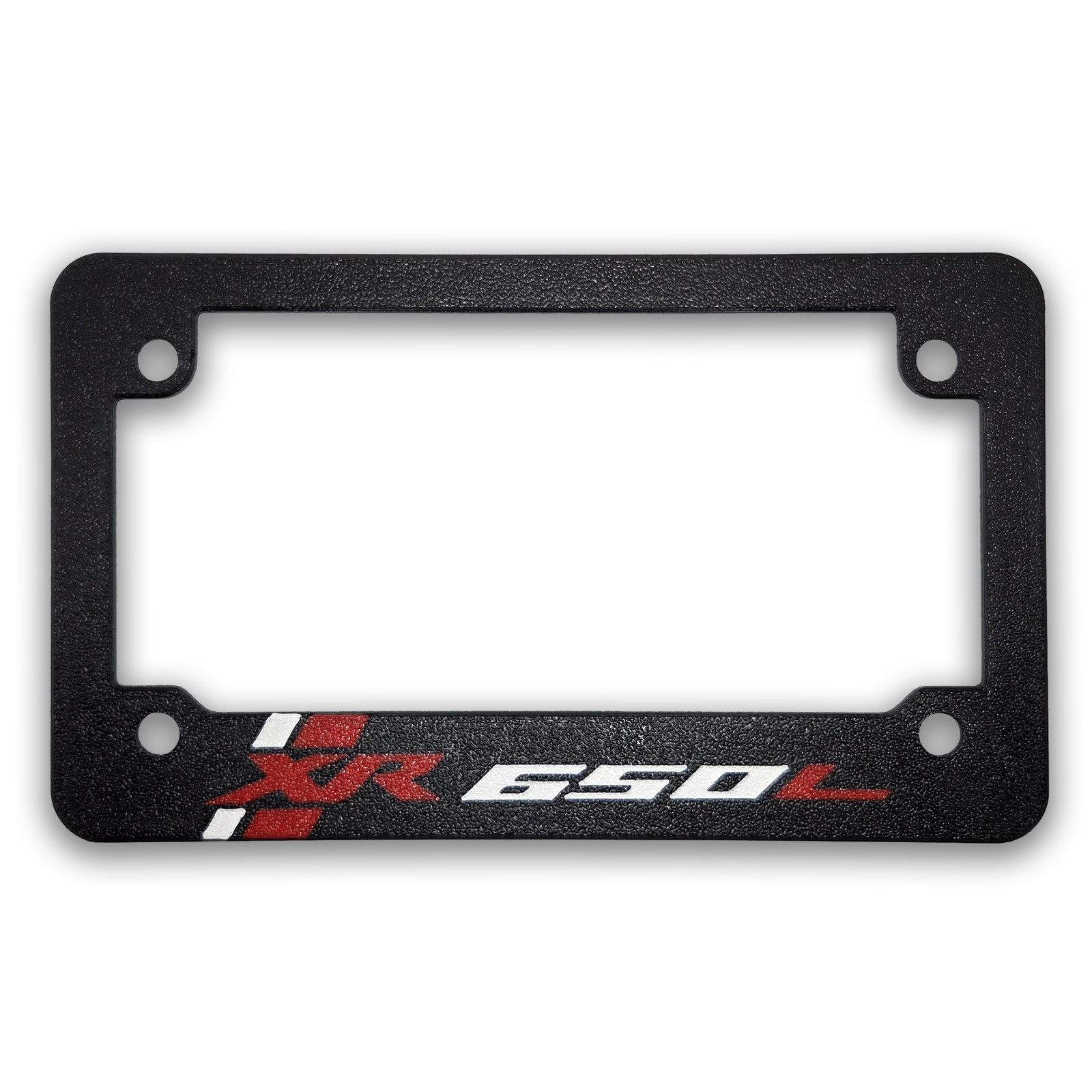 For Honda XR 650L Textured Motorcycle License Plate Frame (ALL YEARS)