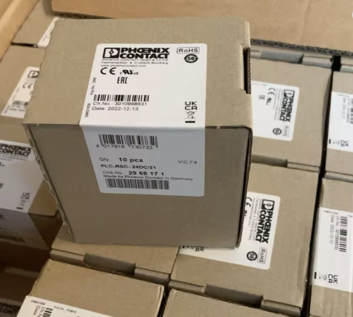 Phoenix Contact 10 Pieces PLC-RSC- 24DC Relay 2966171, 2961105 Relay 24VDC 6A