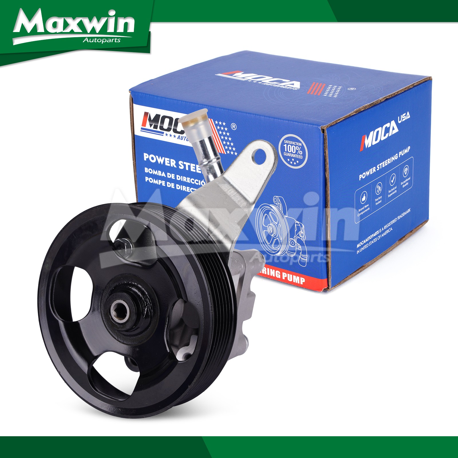 Power Steering Pump w/ Pulley Fit INFINITI EX35 G37 Q50 Q60 Q70 QX70 Nissan 370Z