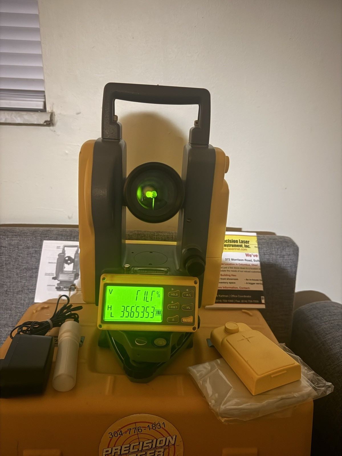 Spectra Precision DET-2 Digital Electronic Theodolite, a precision instrument