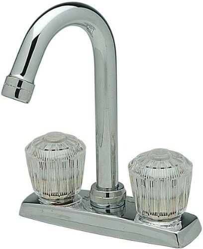 Elkay Dual Handle Standard Bar Faucet, Chrome LKA2475