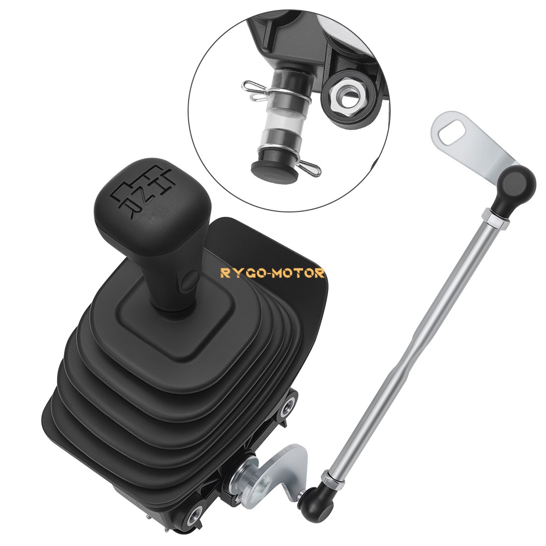 Gear Shifter Assembly With Shift Rod For Yamaha UTV Rhino 660 700 450 2004-2013