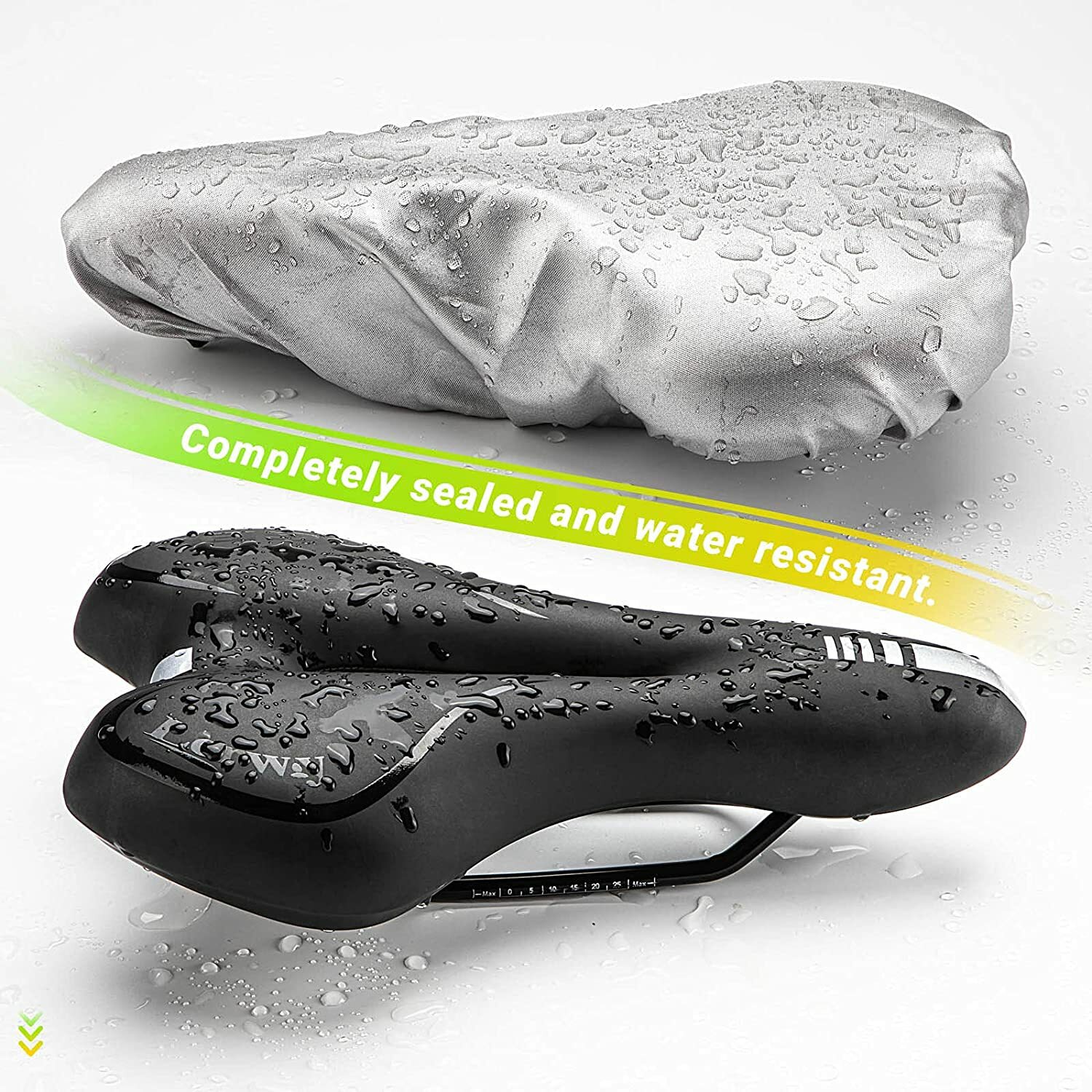 LERWAY Bike Seat Bicycle Saddle MTB Road Mountain Cycling Gel Comfort Rainproof