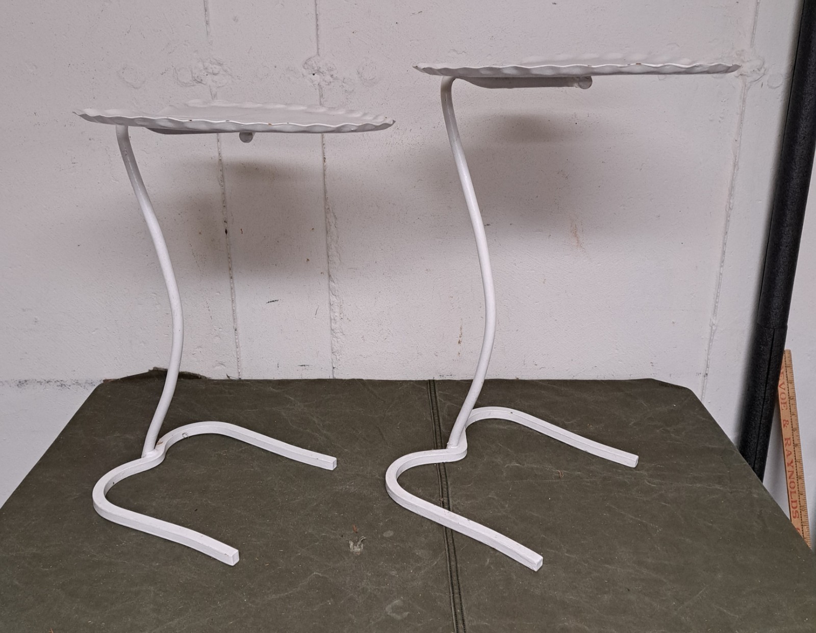 Pair of Mid Century Salterini Lily Pad Nesting Tables Set #2