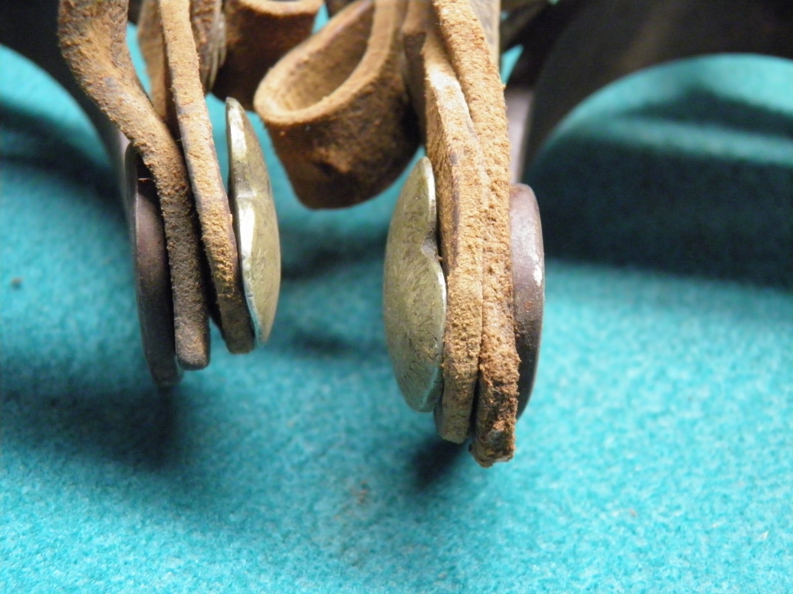 NICE OLD VINTAGE PAIR OF CROCKETT WESTERN COWBOY SPURS