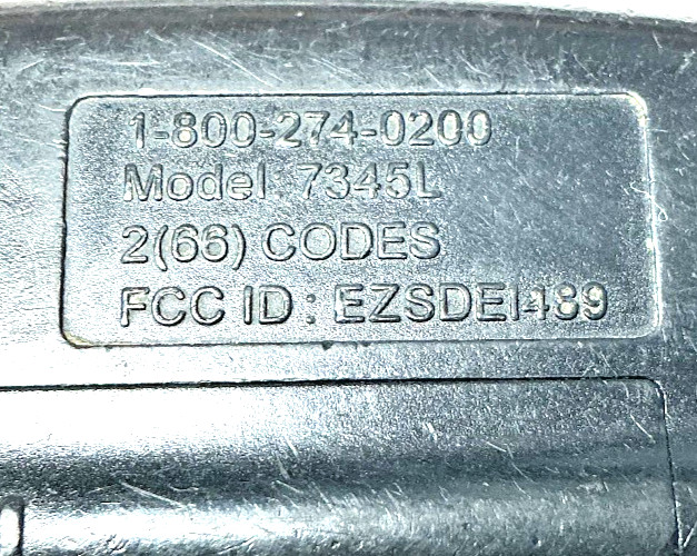 Original Avital EZSDEI489, 7345L Key fob Keyless Entry Remote