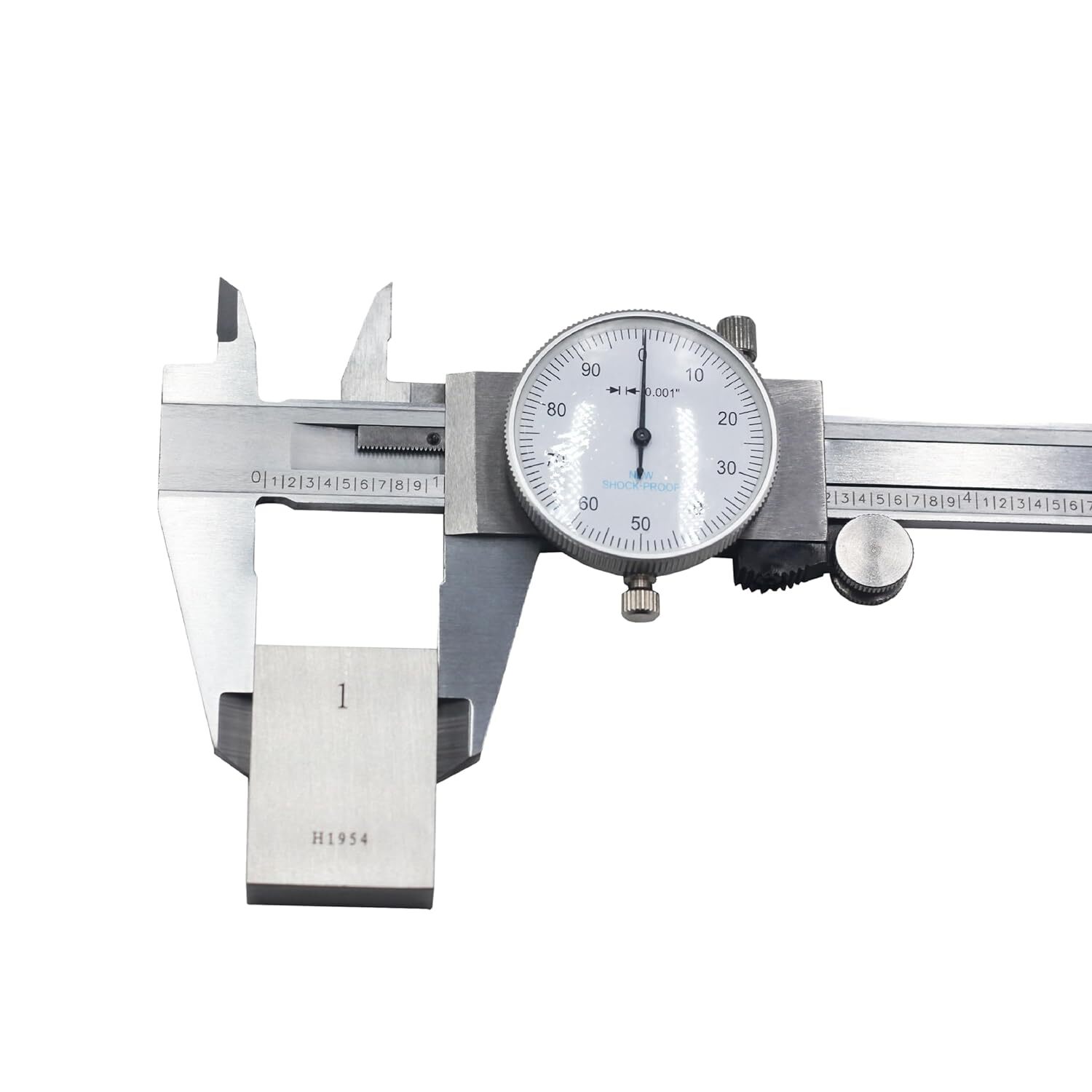HFS(R) 0- 6" Stainless 4 Way Dial Caliper Imperial Caliper .001" Shock Proof