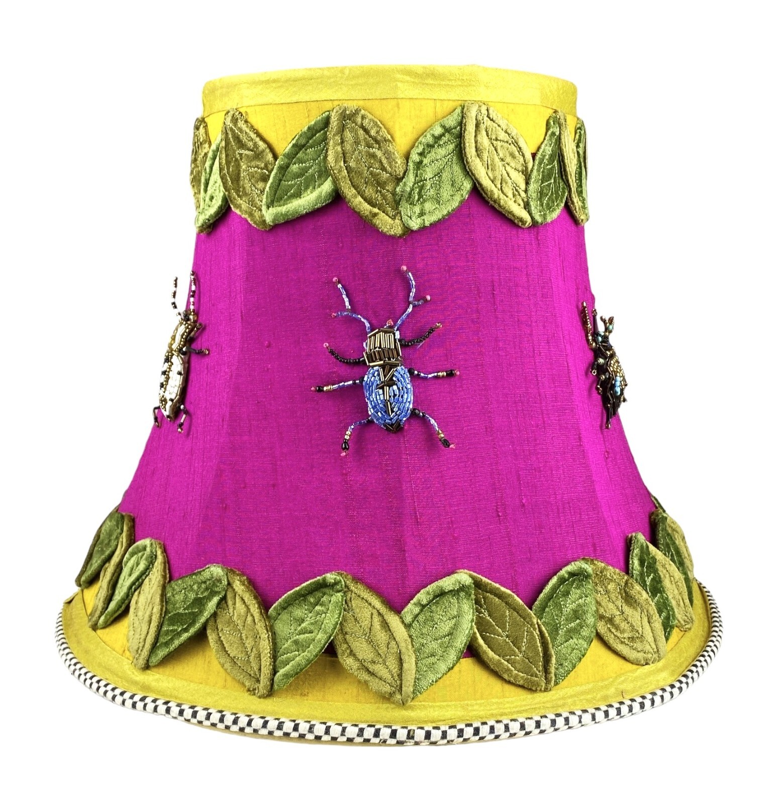MacKenzie Childs Paradise Bug Lamp Shade For Table or Torch Lamp New