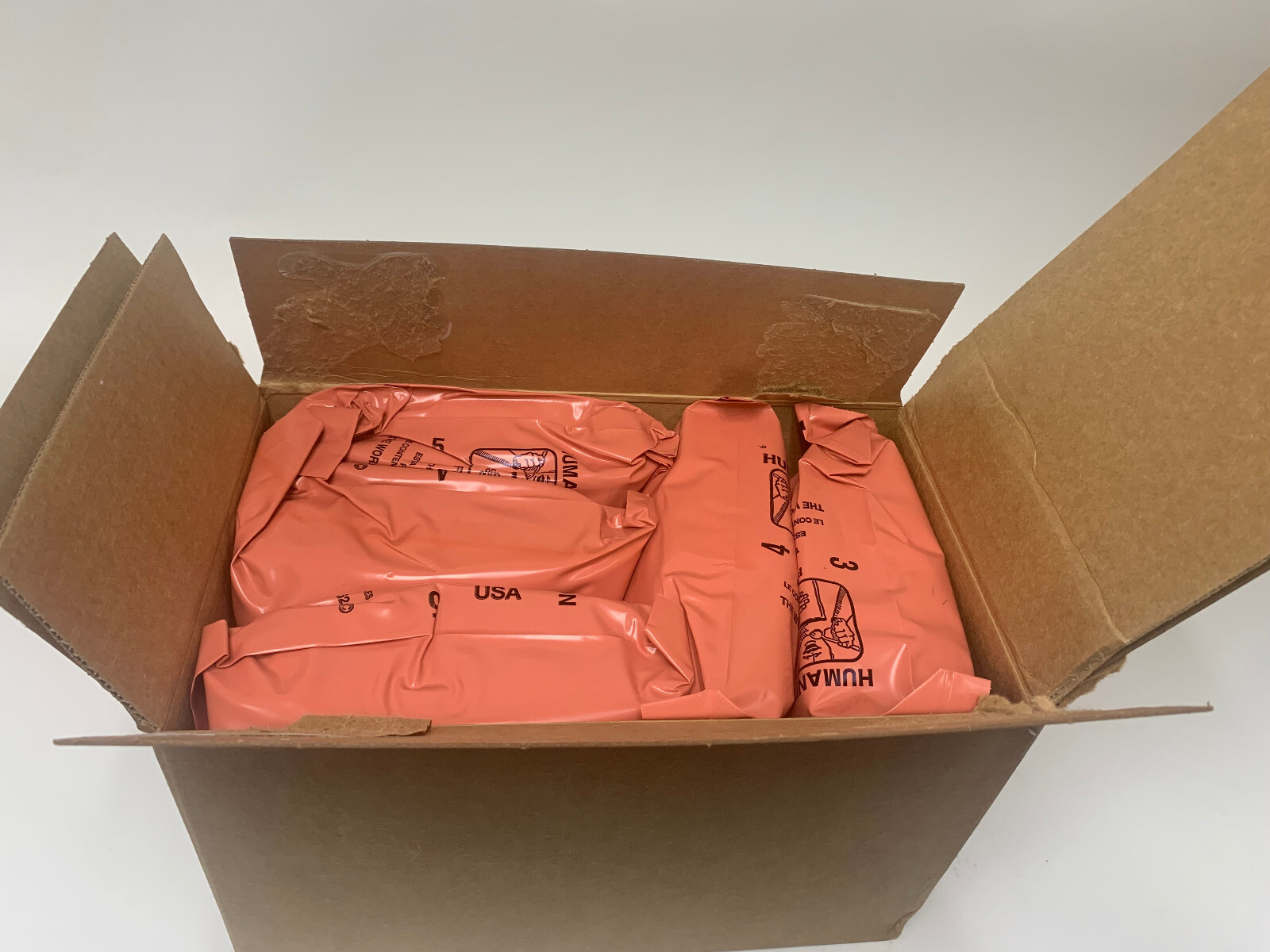 MRE Meals Ready to Eat Humanitarian Daily Rations 7/25 or Later - 1 Case