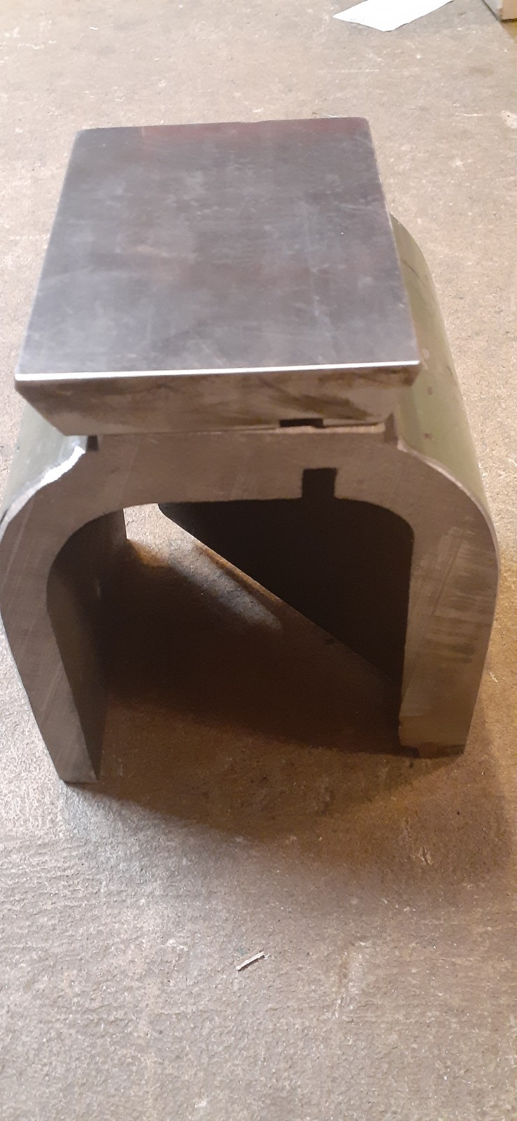 HARDINGE DV-59-3-1/2" DOVETAIL BED SLIDE With CAST IRON BED CUT TO 4-3/4" Long