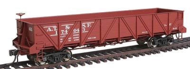 HO Intermountain RR Co., Santa Fe Caswell Gondola Class Ga-11.  1/2 Current $'s.