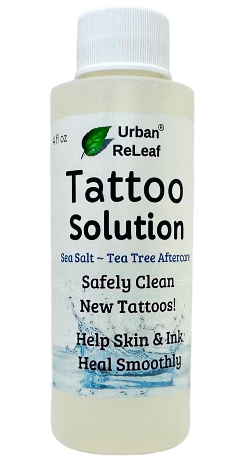 Urban ReLeaf Tattoo Solution Healing Aftercare! Saline Tea Tree Ink Care Soothe