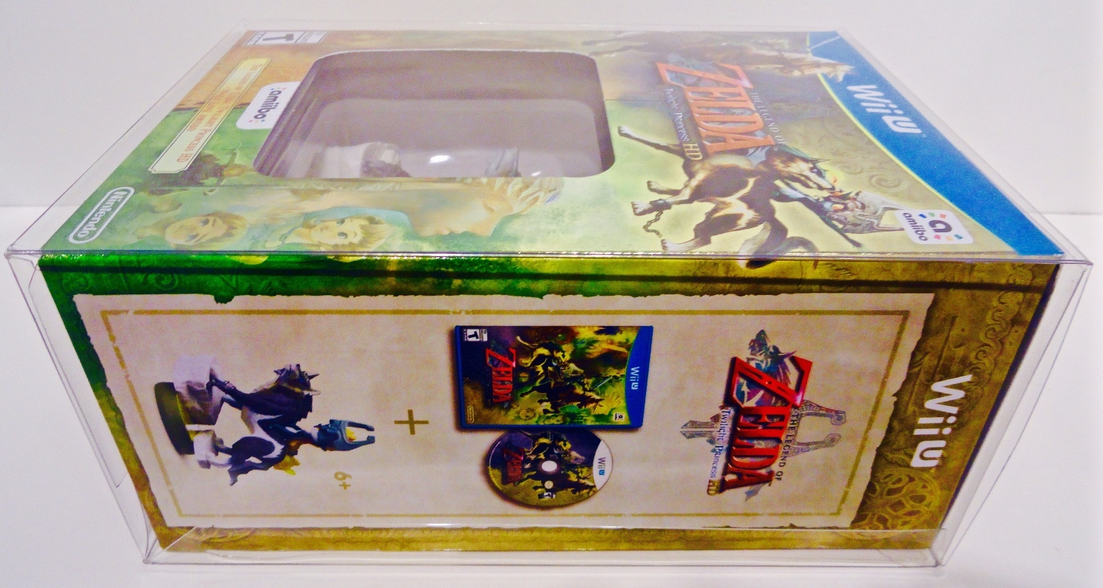 1 Box Protector for ZELDA TWILIGHT PRINCESS HD Wii U Custom Made Acid Free Case
