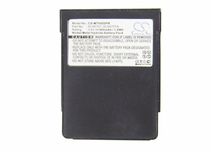 NEW 500mAh Battery For Motorola Minitor 5,Minitor V5;PN:RLN5707 / RLN5707A