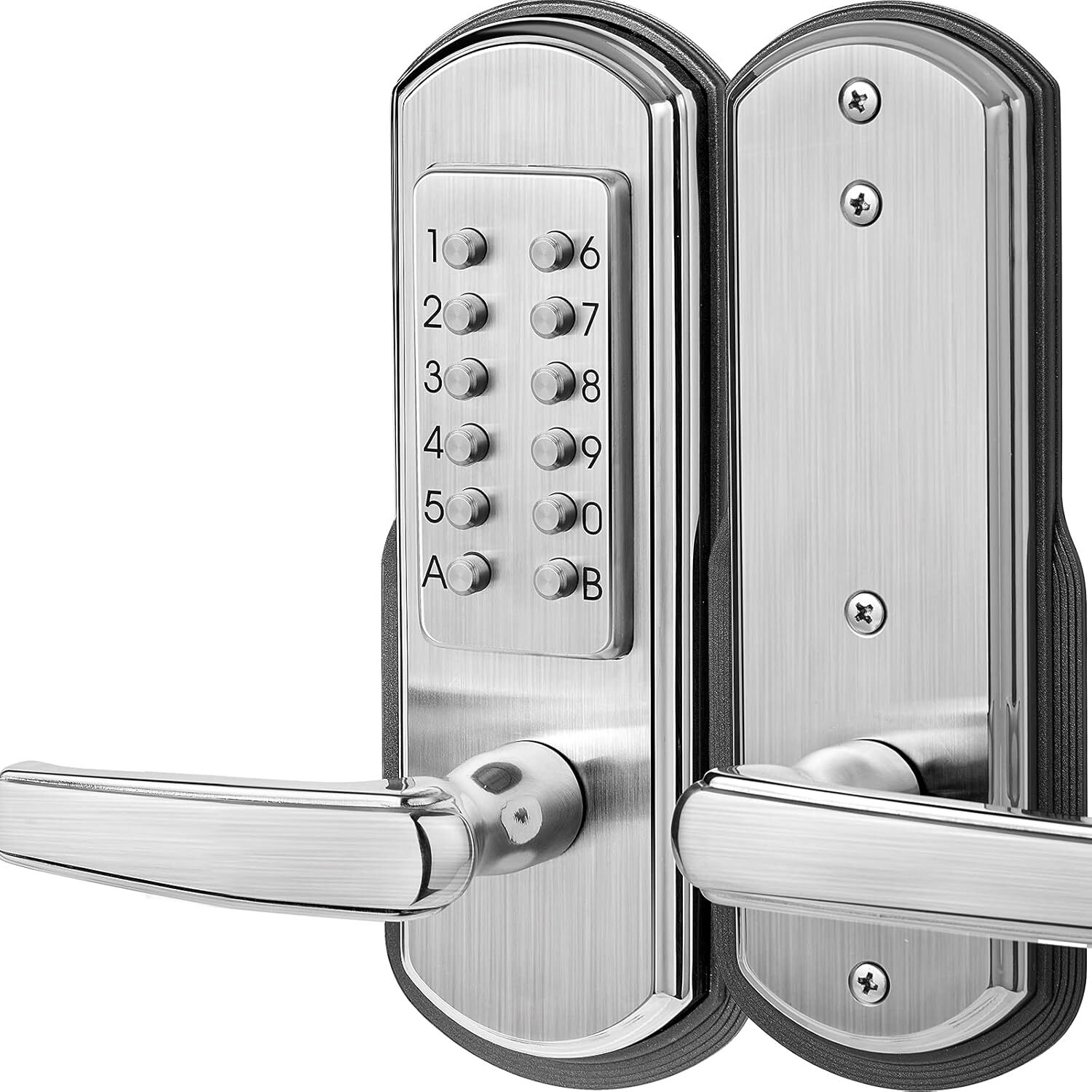 Keyless Entry Keypad Door Lock Mechanical With Keypad&Handle Stainless Steel 304