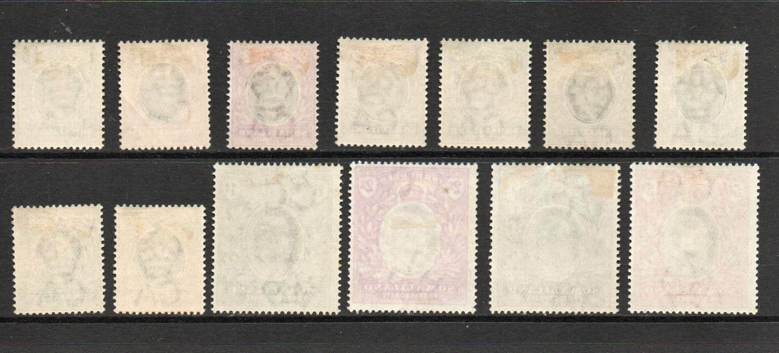 SOMALILAND SG 32-44 1904 ED VII M/M