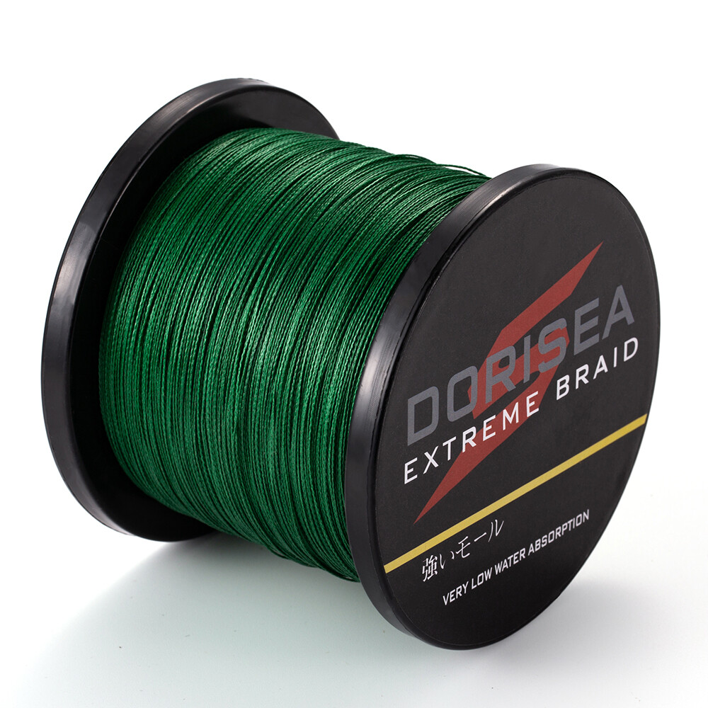 Dorisea 100M-2000M Green Extreme PE Dynema Braided Fishing Line 10LB-300LB USA