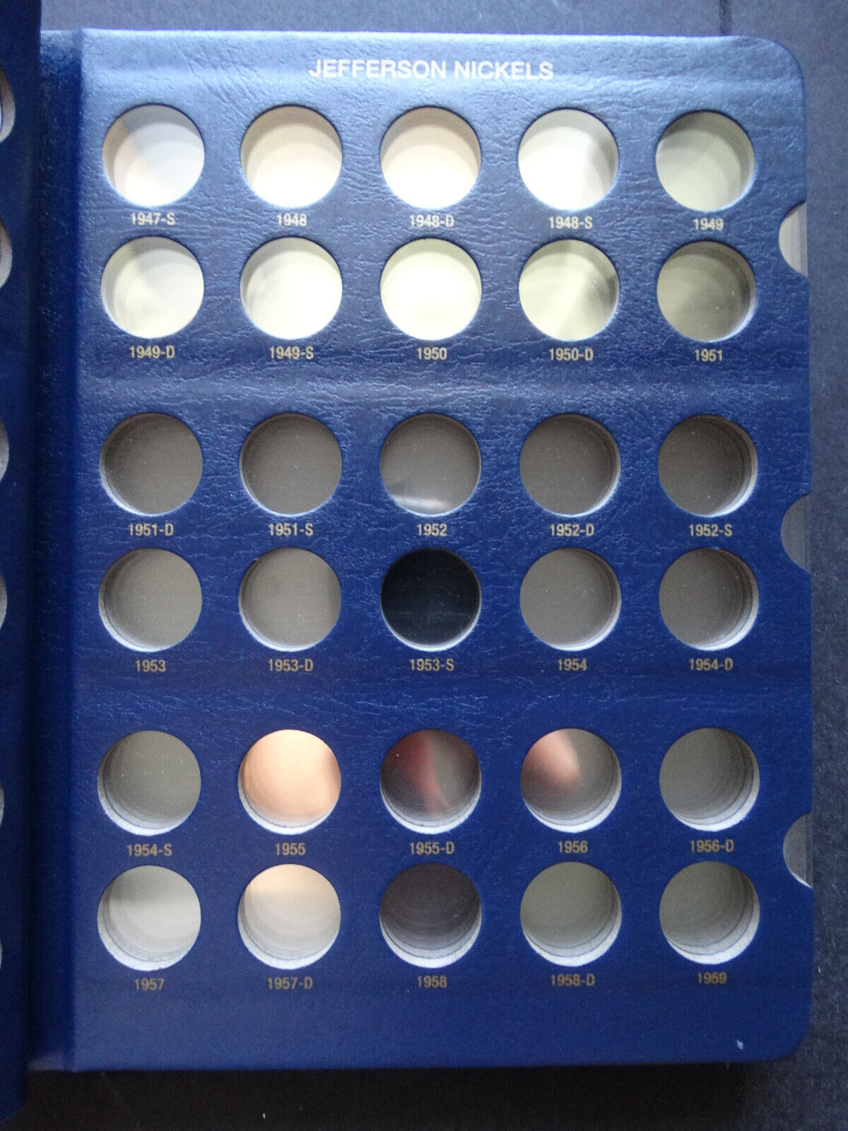 Set of 2 Whitman Jefferson Nickel 1938-2024 Coin Album Book P,D & San Francisco