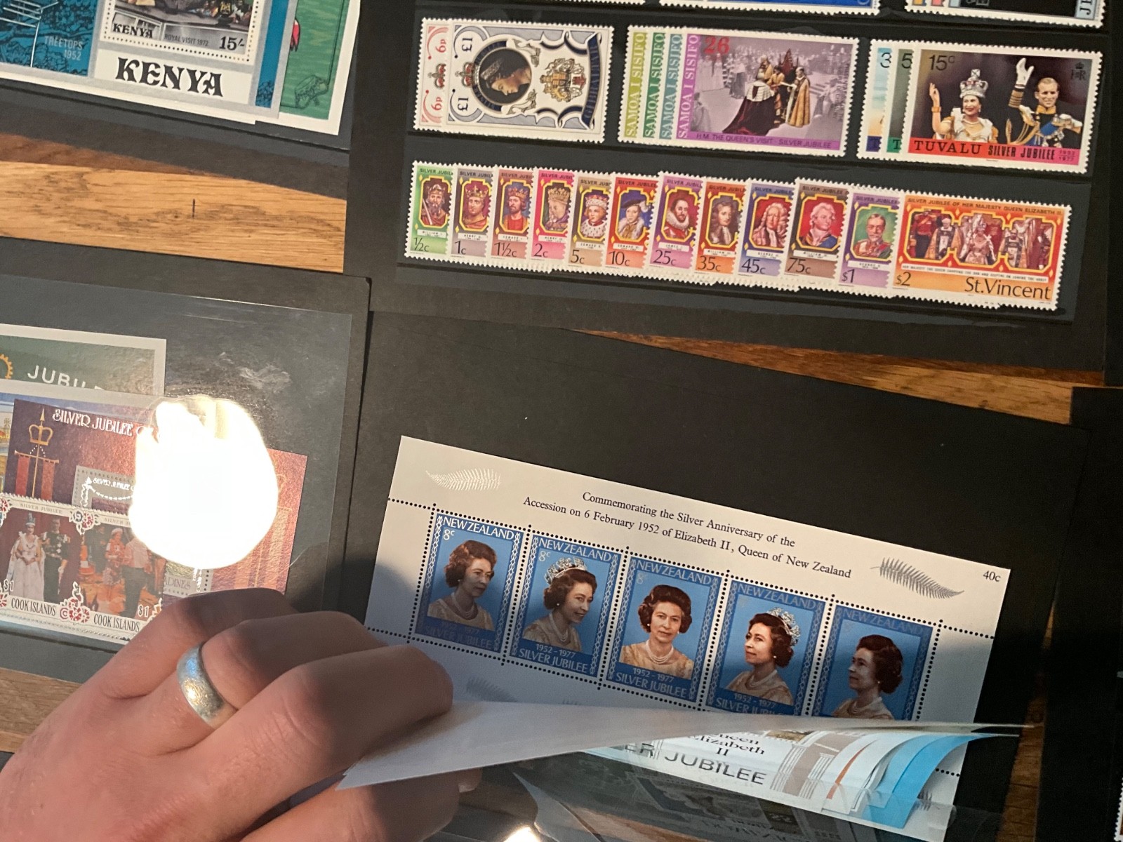 BRITISH COMMONWEALTH royalty huge lot MNH sets and sheets 30cards z