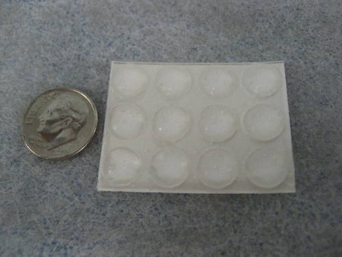 96 RUBBER FEET BUMPER ADHESIVE DOOR DRAWER CABINET KITCHEN COMPUTER DESK MAC-901